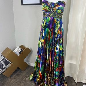 Mardi Gras inspired Gown